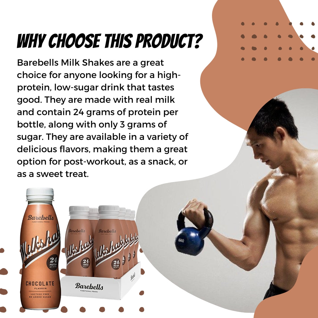 Barebells Protein Shakes, Post Workout Milkshake Drinks, High Protein