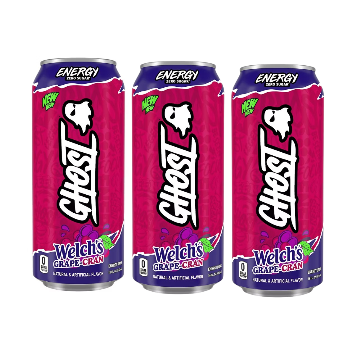 GHOST, Energy Drink, 200mg Caffeine, 12 Cans