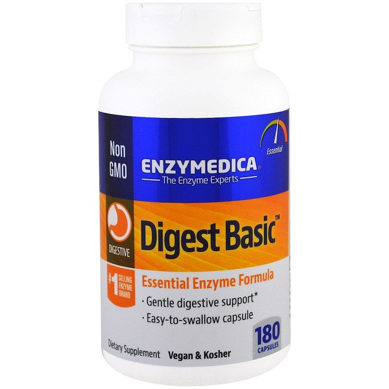 Enzymedica Digest Basic, Essential Enzyme Formula, Support Healthy Digestion 30-180 Counts - Ultimate Sup Singapore