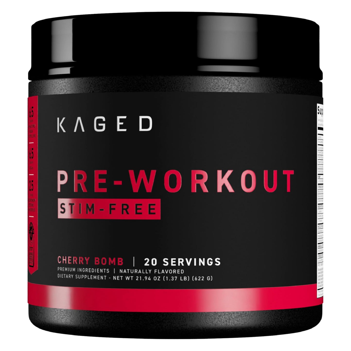 Kaged, PRE KAGED Sport, Pre Workout, 20 servings - Ultimate Sup Singapore
