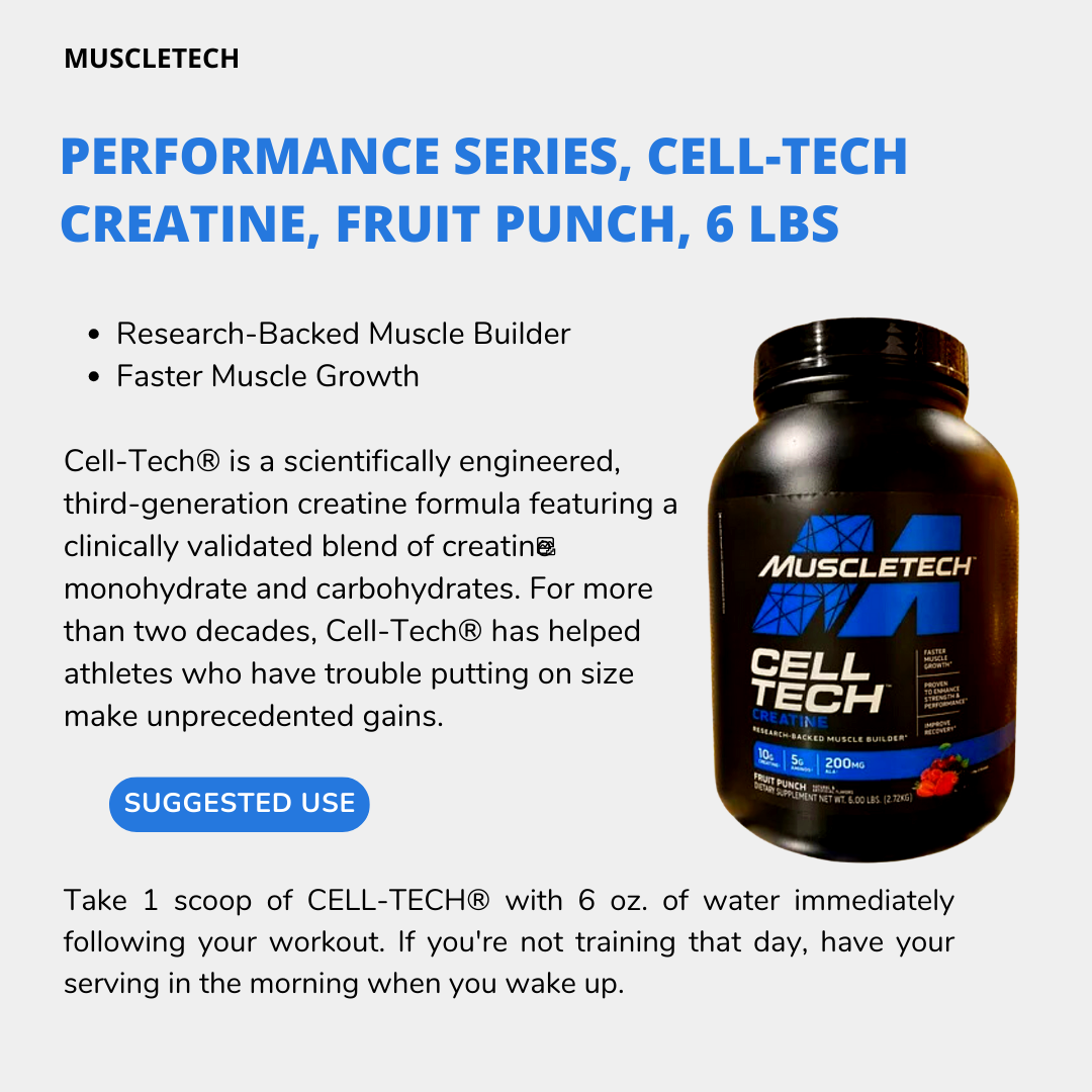 MuscleTech, Cell Tech Performance Series, 3-6 lbs - Ultimate Sup Singapore