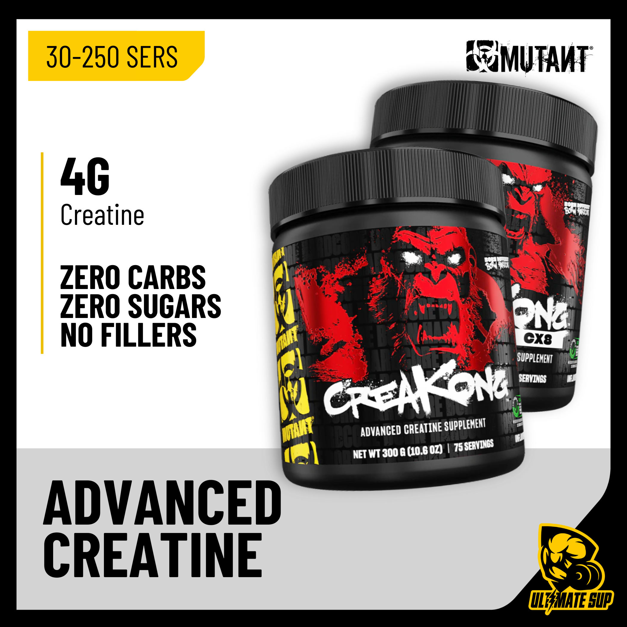 Mutant, CREAKONG & CREAKONG CX8, 249g-1kg – Ultimate Sup