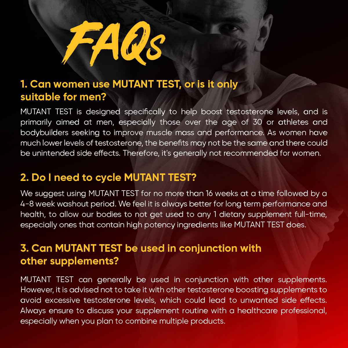 Mutant, TEST Testosterone Booster, 90 Capsules - Ultimate Sup Singapore