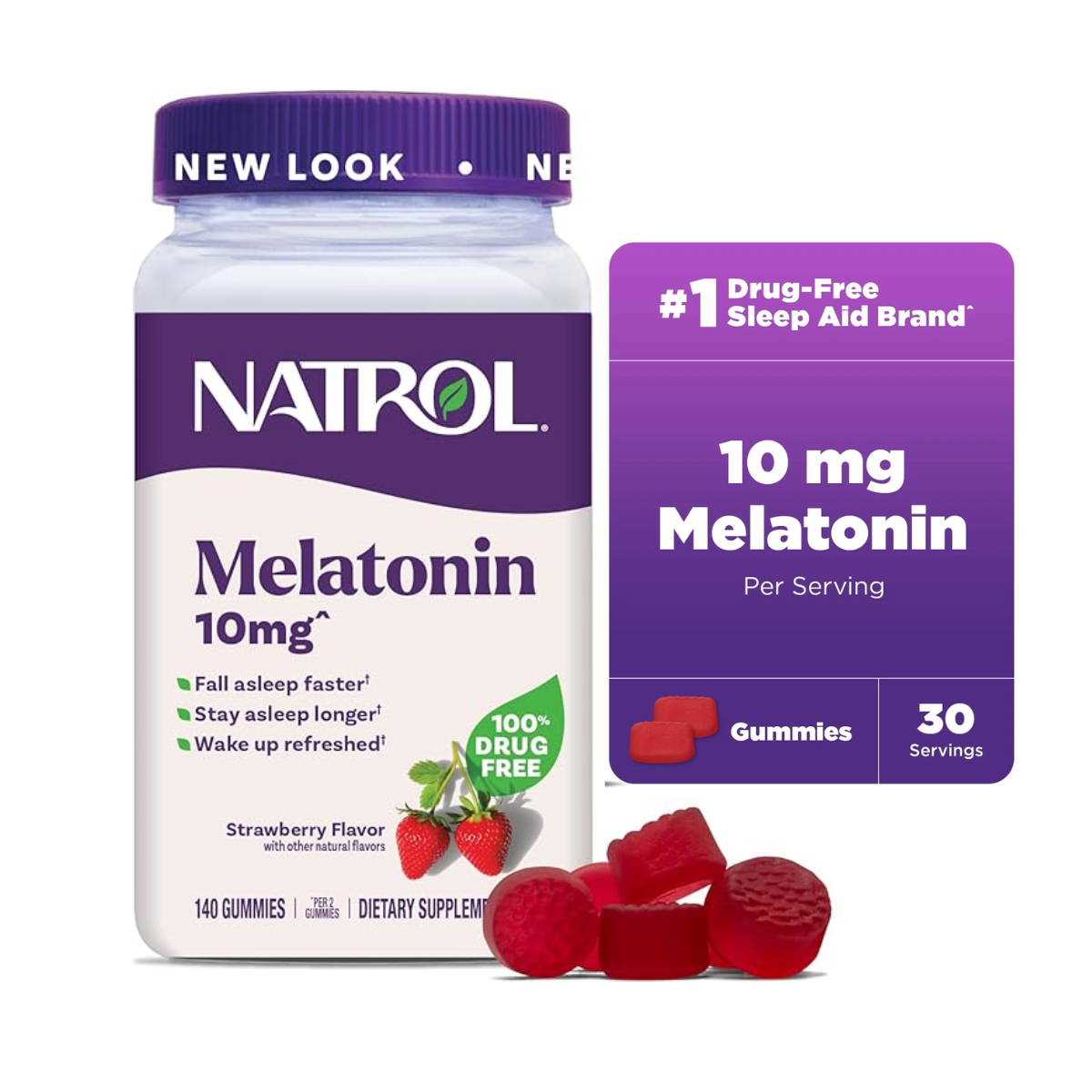 Natrol, Melatonin, 60-240Tablets
