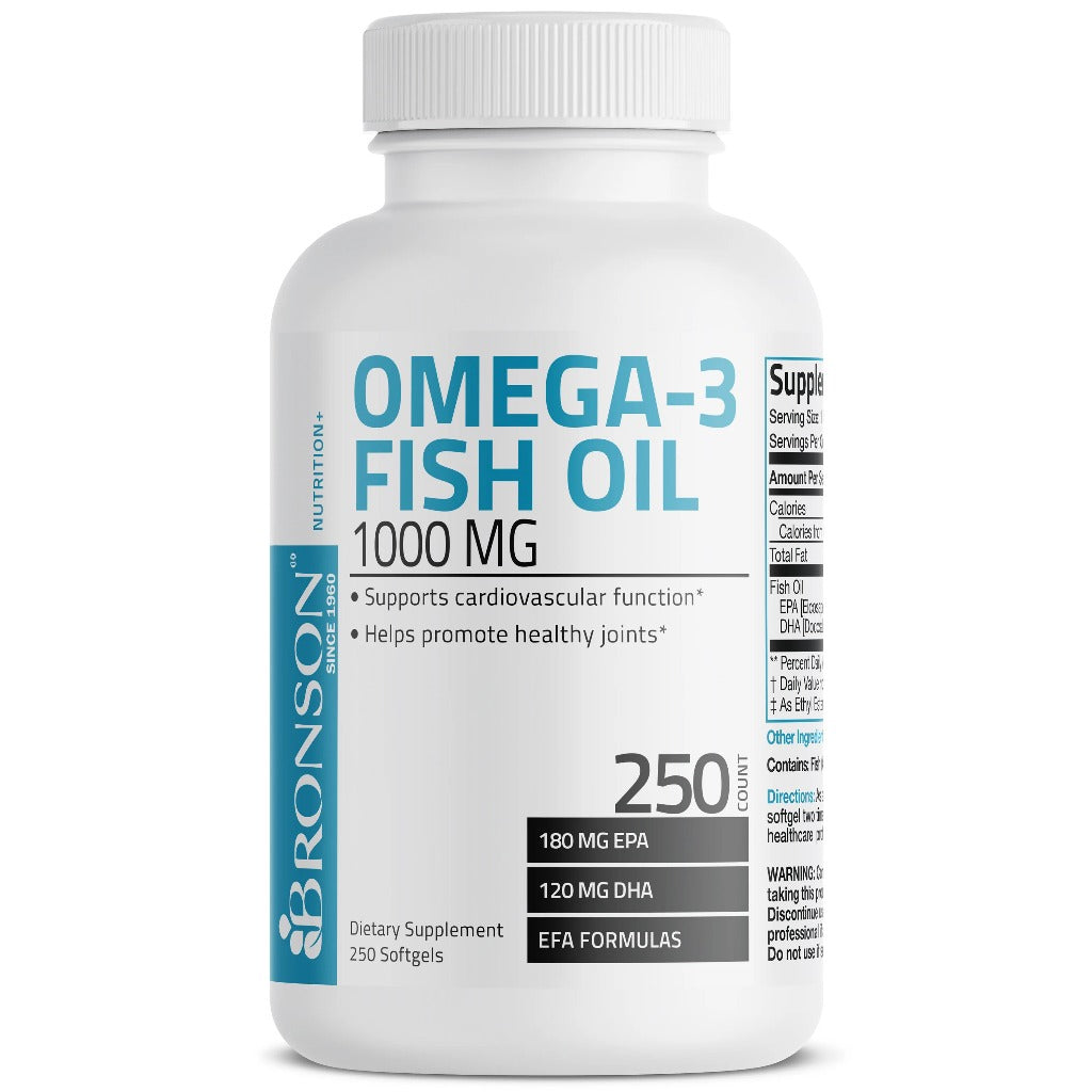 Bronson, Omega-3 Fish Oil EPA DHA 100/250, 1000mg