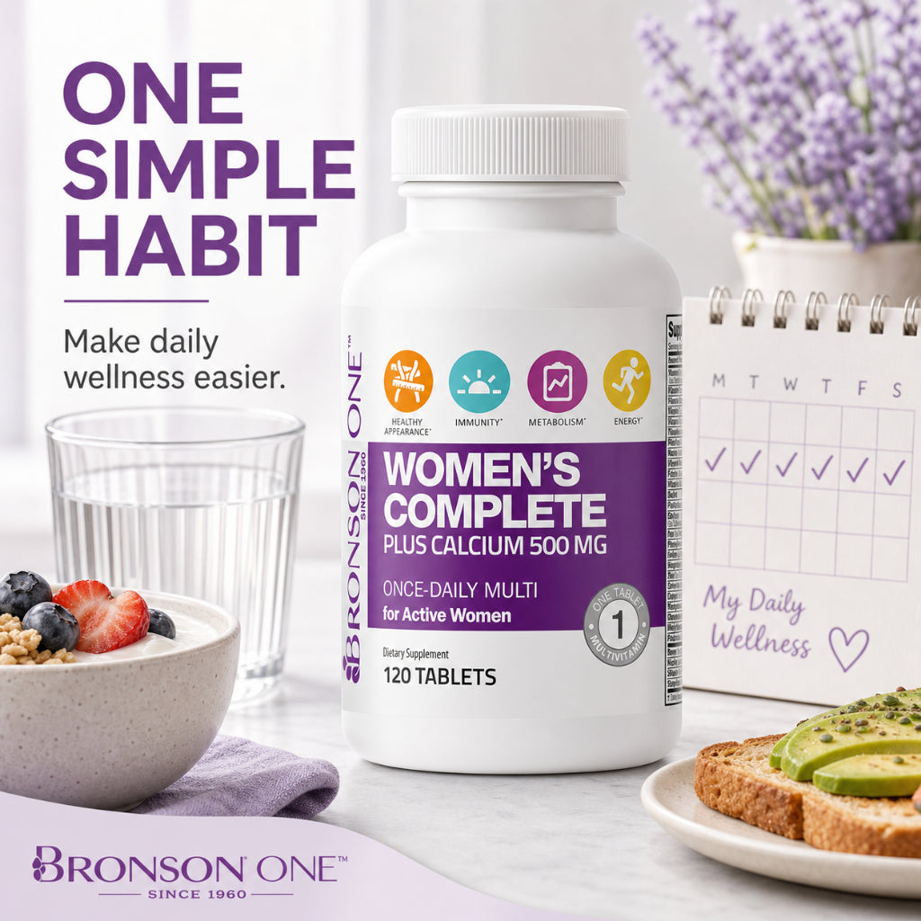 Bronson, ONE Daily Women’s Complete Multivitamin Multimineral, 180Tablets