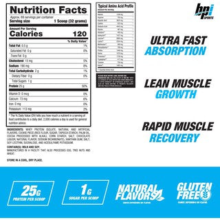 BPI Sports, ISO HD Whey Protein Isolate & Hydrolysate, 5 lb (2.27 kg) - Ultimate Sup Singapore