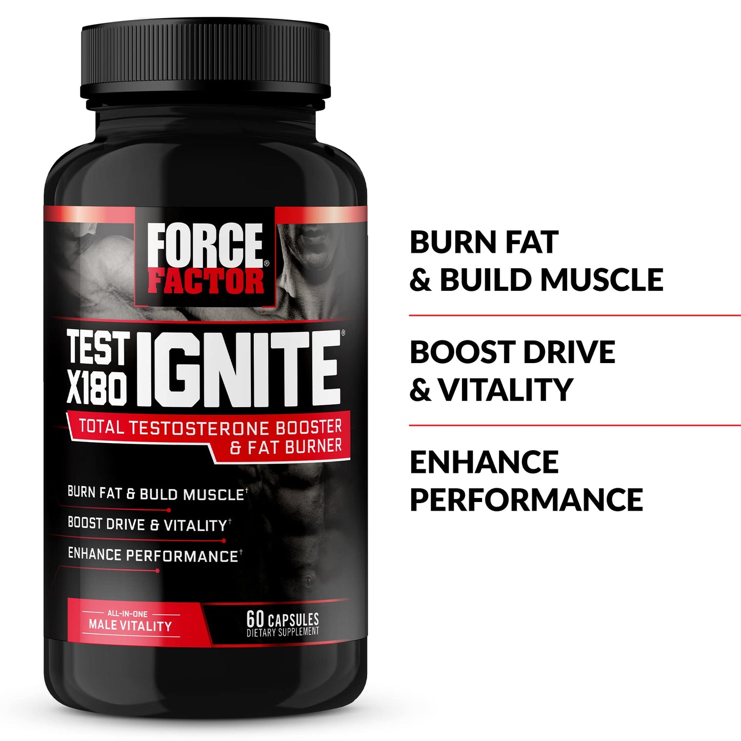 Force Factor, Test X180 Boost, 60-120 Tabs/Caps - Ultimate Sup Singapore