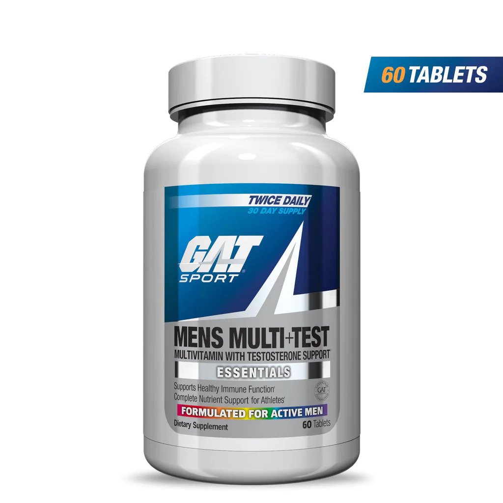 GAT Sport, Men's Multi + Test, Multivitamin & Testosterone, 60-150Tabs - Ultimate Sup Singapore