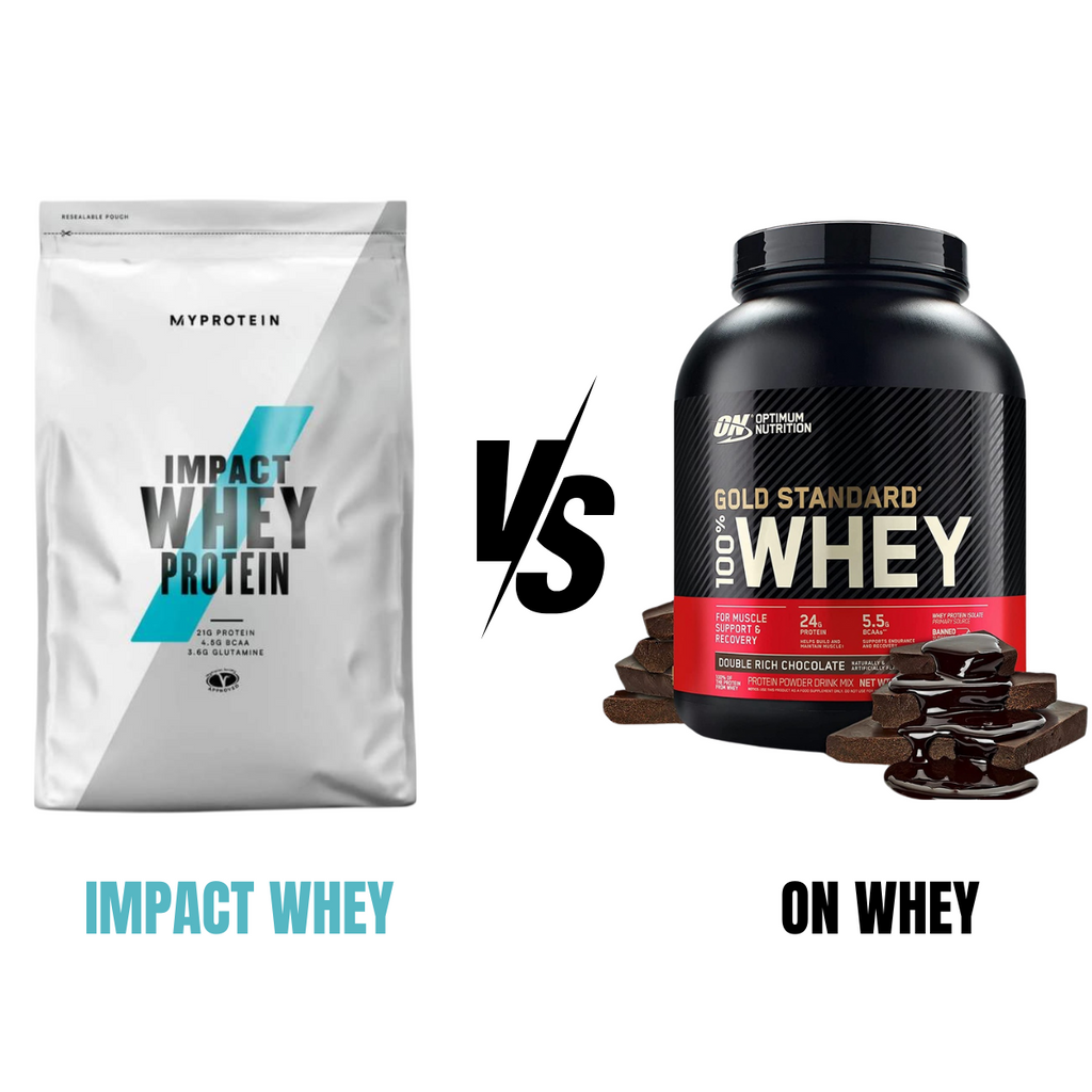 Impact Whey vs Gold Standard: Myprotein & ON Compared