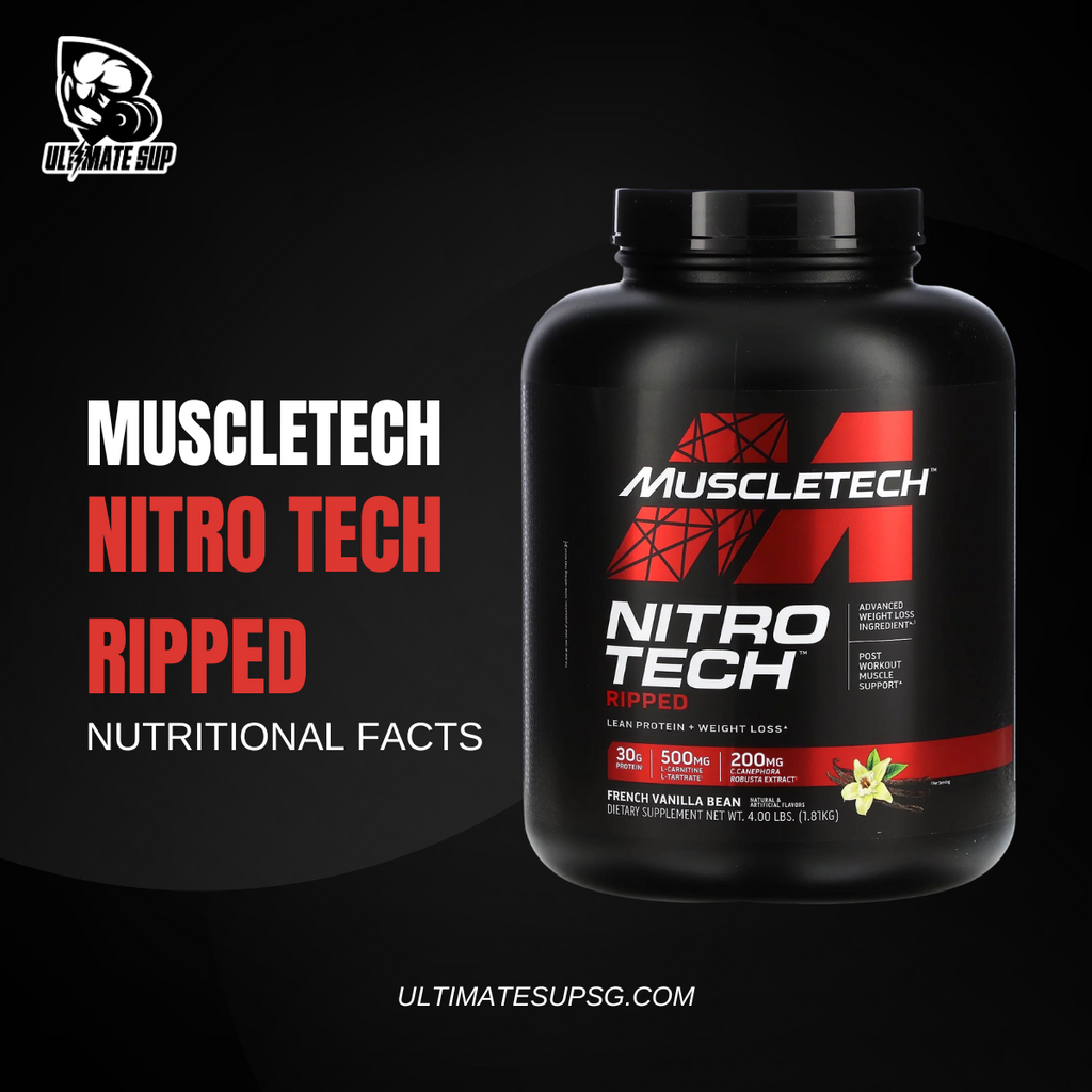 Unveiling the Nutritional Facts of Muscletech Nitro Tech Ripped