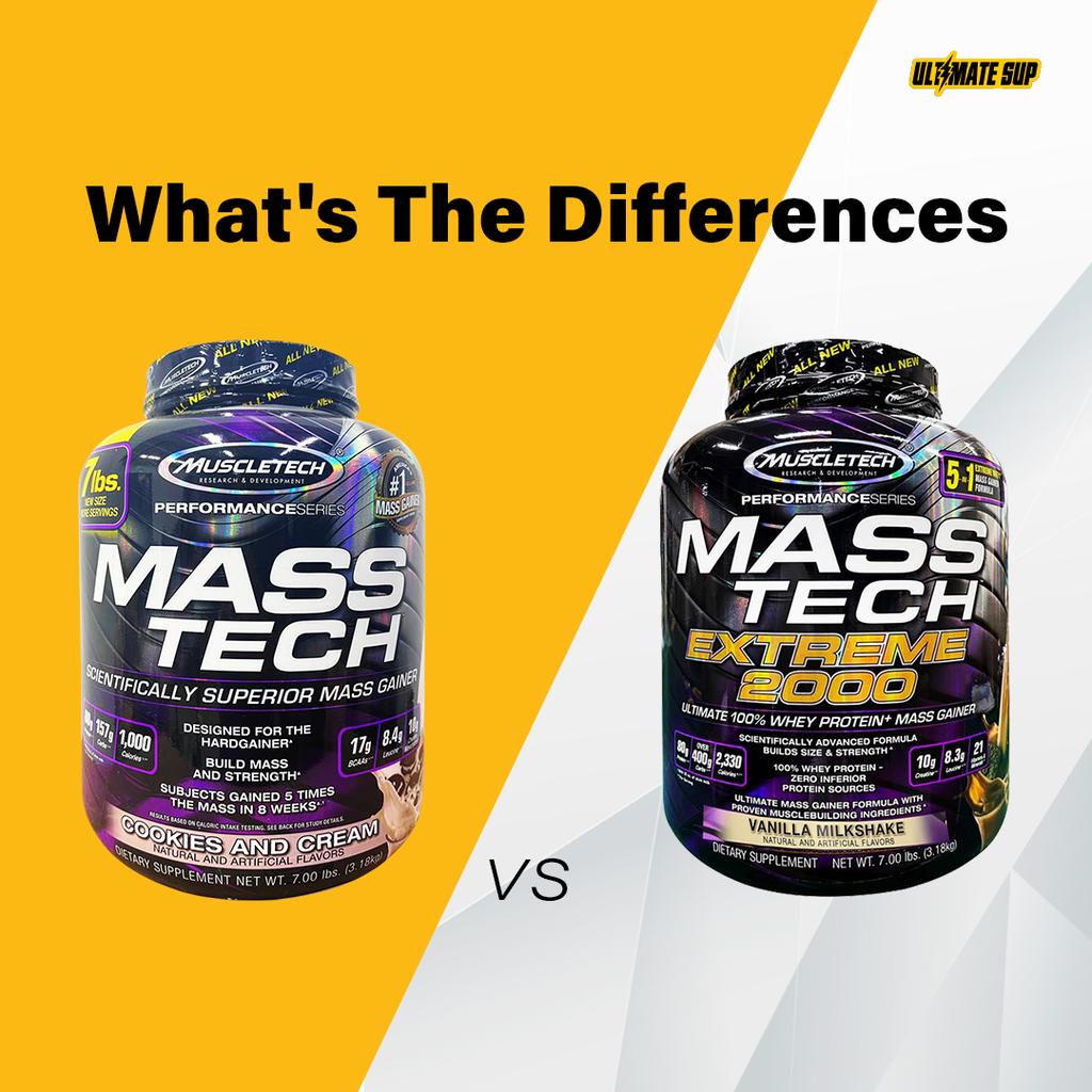 MuscleTech Mass Tech vs MuscleTech Mass Tech Extreme 2000: What's The Differences