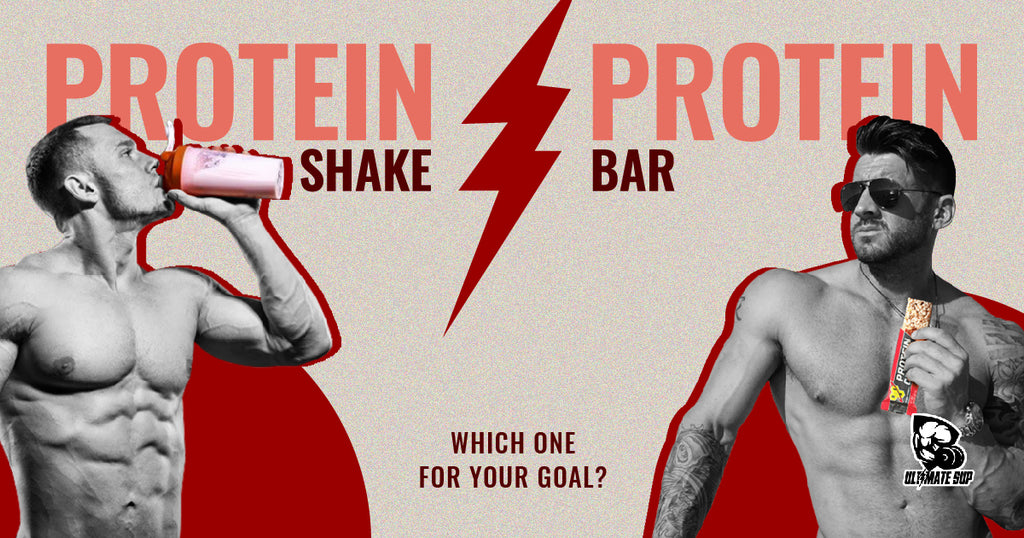 protein shake vs bar