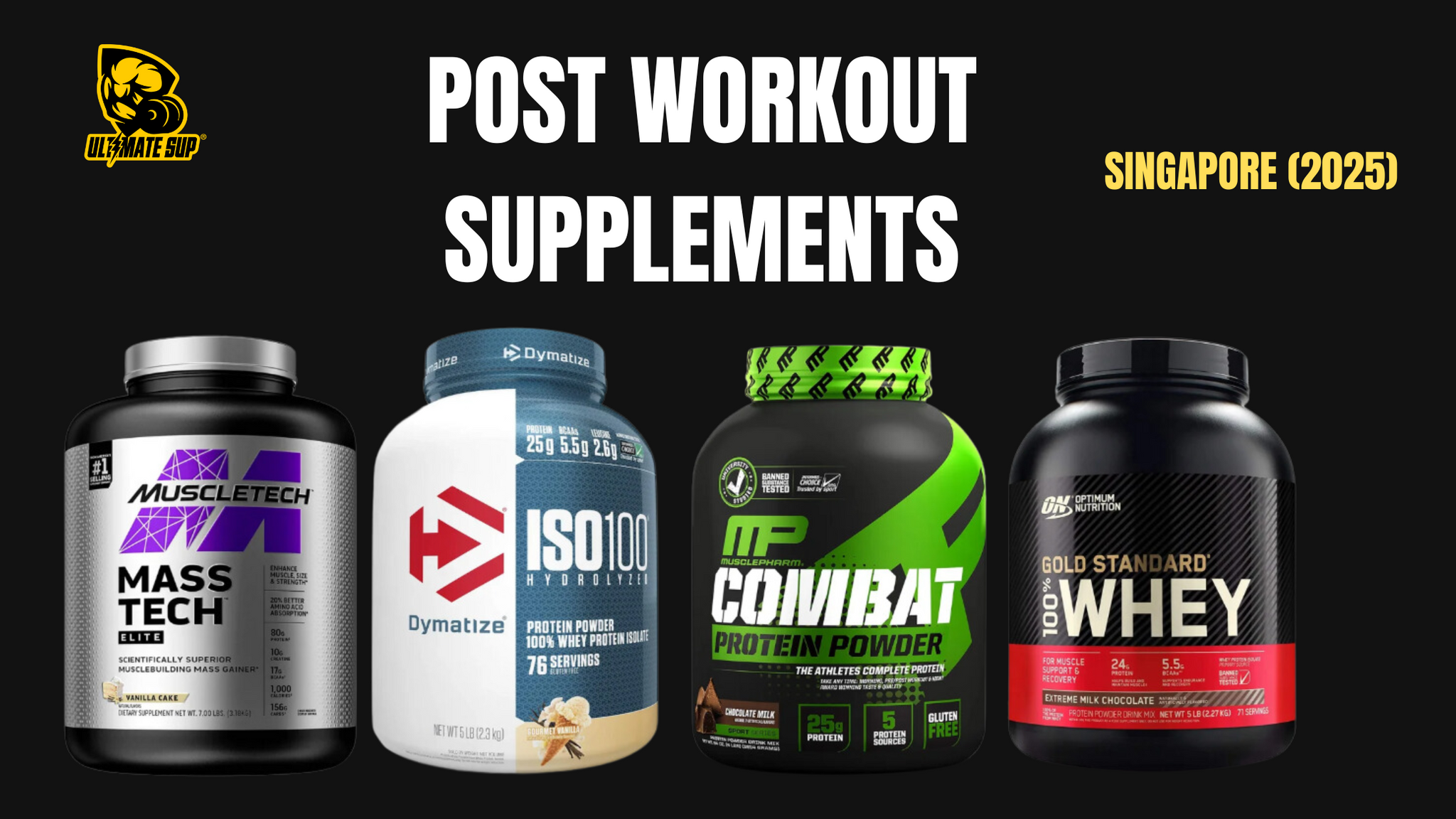 Best Post-workout supplements in Singapore 2025