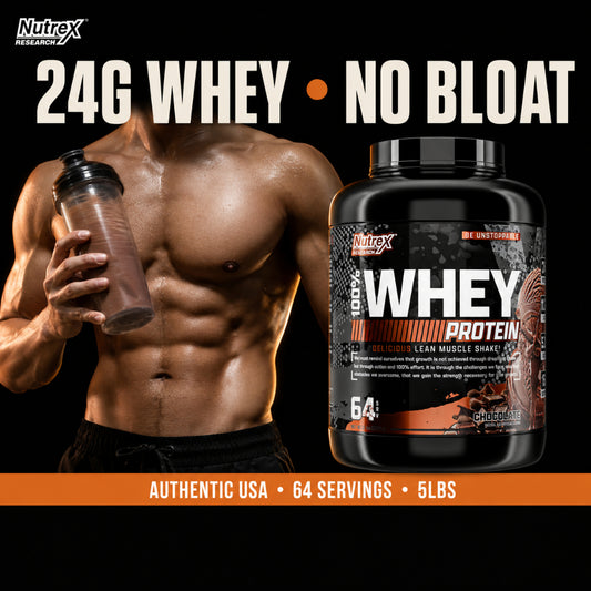 Nutrex Research 100% Whey Premium Whey Protein, 2-5lbs