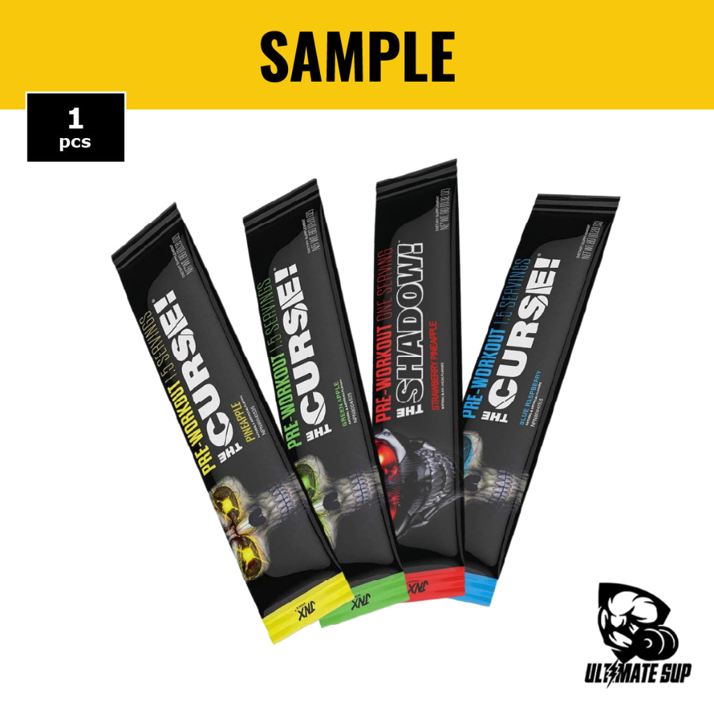 [1 serving] JNX Sports, The Curse! Pre Workout - The Ripper! Fat Burner - The Shadow! HardCore Preworkout Sample - Ultimate Sup Singapore