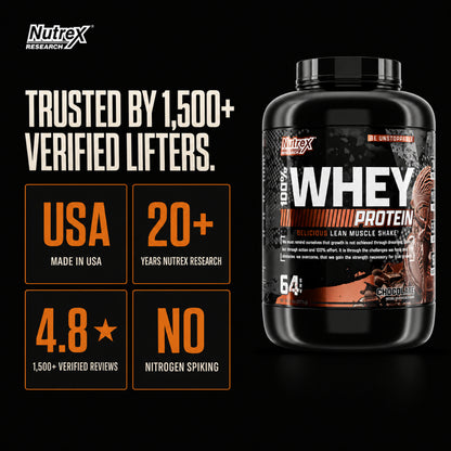 Nutrex Research 100% Whey Premium Whey Protein, 2-5lbs