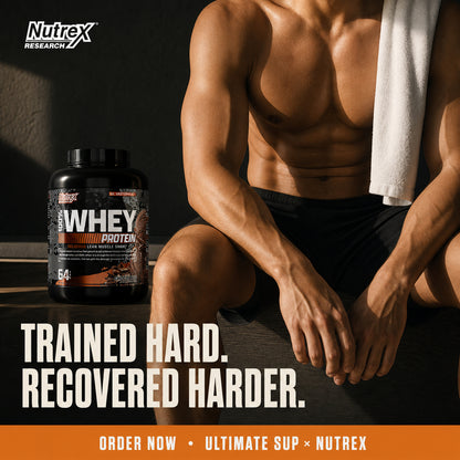 Nutrex Research 100% Whey Premium Whey Protein, 2-5lbs