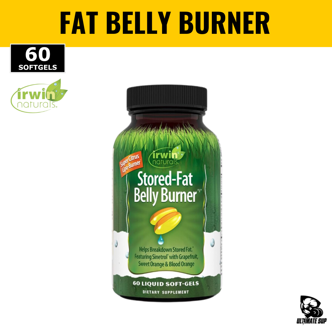 Irwin Naturals, Stored-Fat Belly Burner, 60 Liquid Soft-Gels - Ultimate Sup Singapore