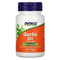 Now Foods Garlic Oil, Herbal Supplement, 1500mg, 100 Softgels - Ultimate Sup Singapore