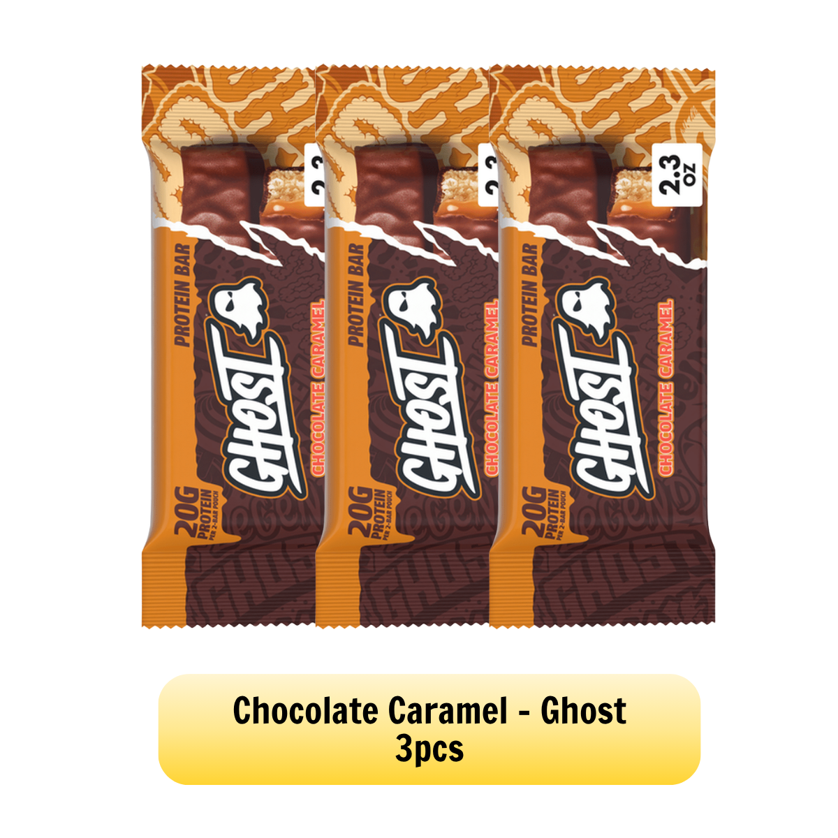 GHOST Dual Protein Bar 20g Protein & 2g Sugar for Muscle Recovery Various Flavor 3-12pc