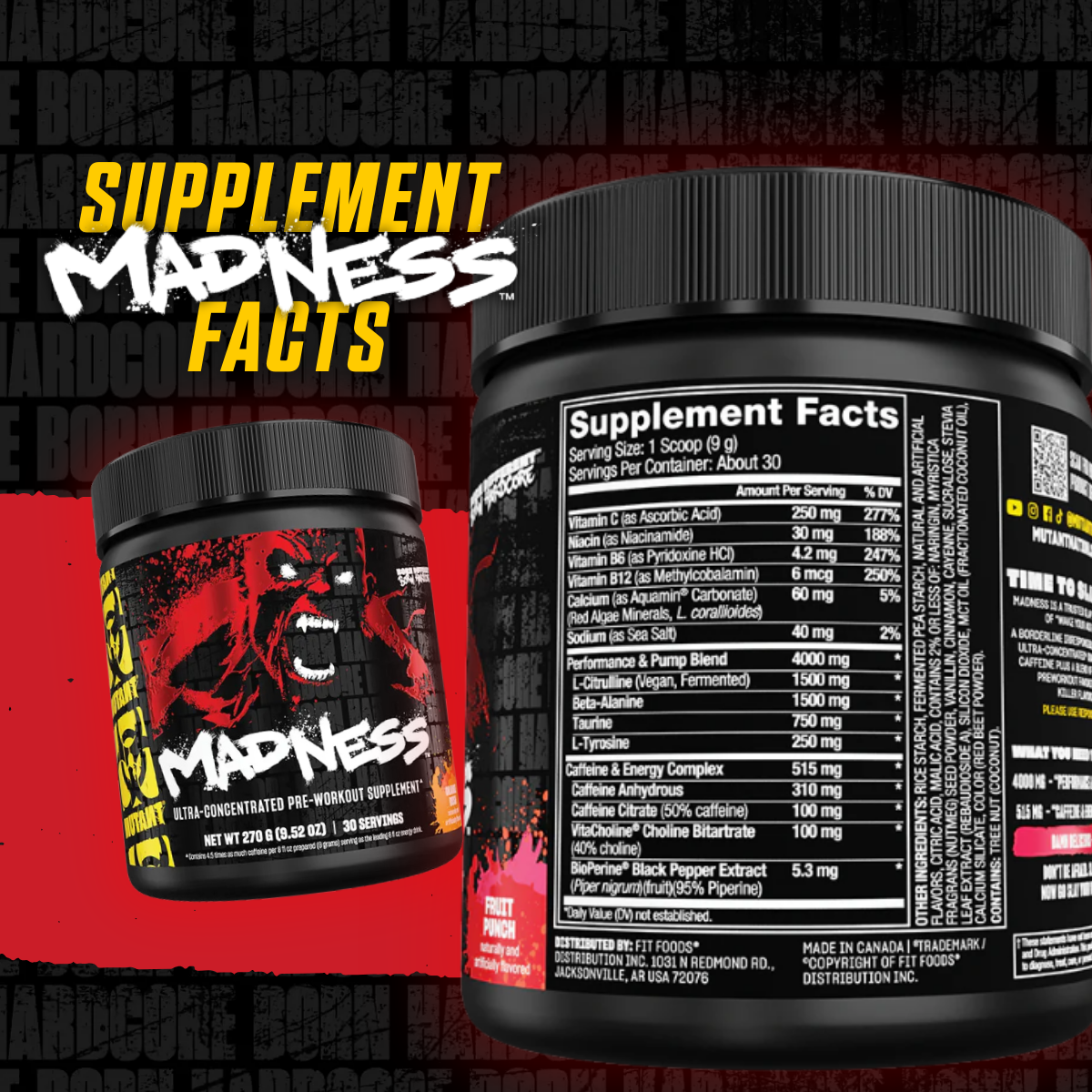 Mutant, Madness & Madness All-In, 225-504g