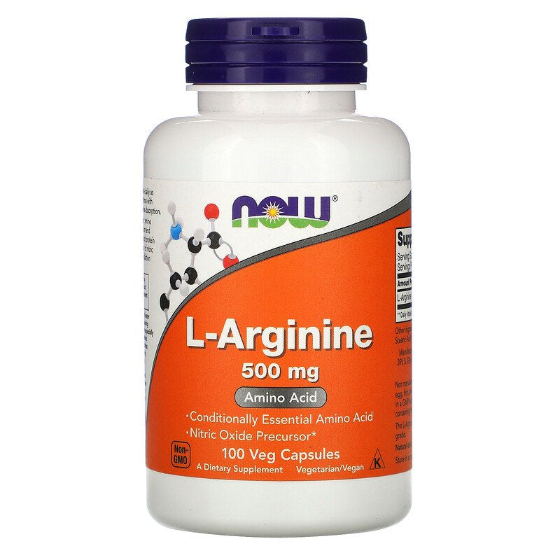 Now Foods, L-Arginine, 100-250 Veg Caps - Ultimate Sup Singapore