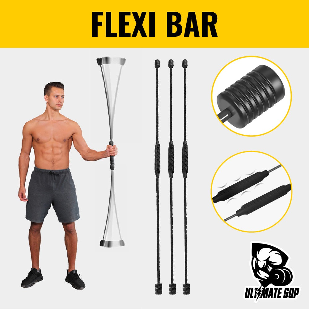 UltimateSup Flexi Bar, Fitness Stick, Weight Loss Support, Vibrating Rod High Frequency Vibration - Ultimate Sup Singapore