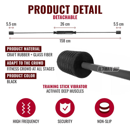UltimateSup Flexi Bar, Fitness Stick, Weight Loss Support, Vibrating Rod High Frequency Vibration - Ultimate Sup Singapore