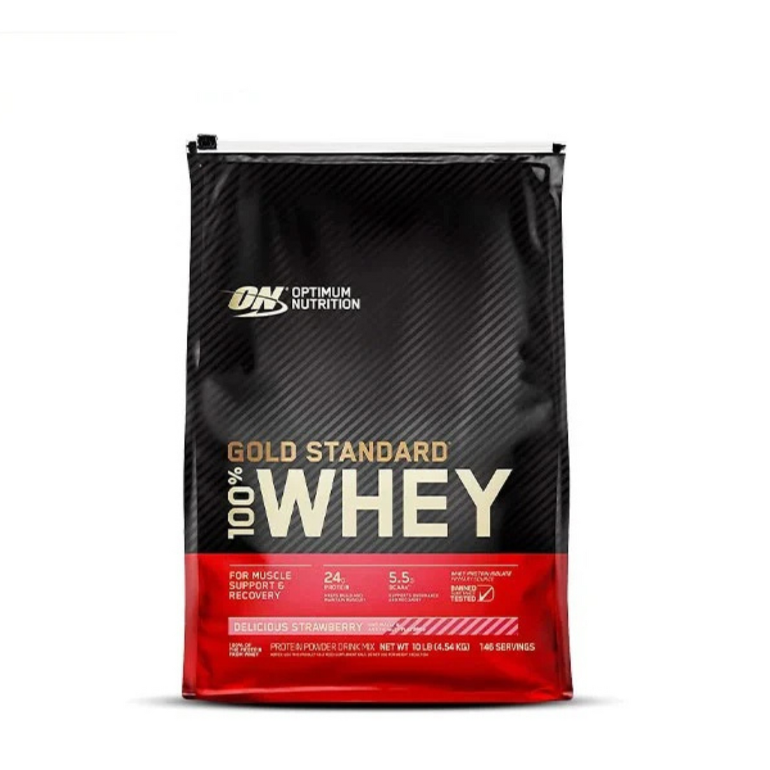 Optimum Nutrition, Gold Standard, 100% Whey Protein Powder, 10lbs