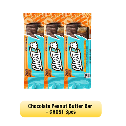 GHOST Dual Protein Bar 20g Protein & 2g Sugar for Muscle Recovery Various Flavor 3-12pc