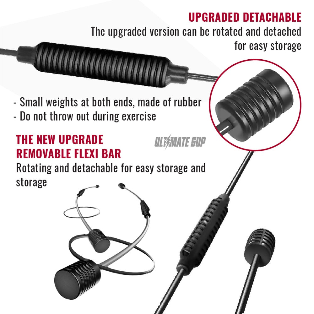 UltimateSup Flexi Bar, Fitness Stick, Weight Loss Support, Vibrating Rod High Frequency Vibration - Ultimate Sup Singapore