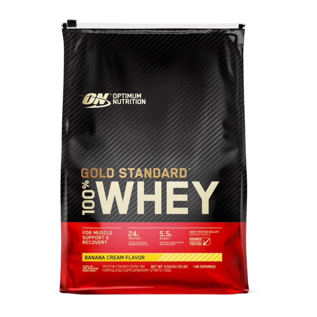 Optimum Nutrition, Gold Standard, 100% Whey Protein Powder, 10lbs - Ultimate Sup Singapore