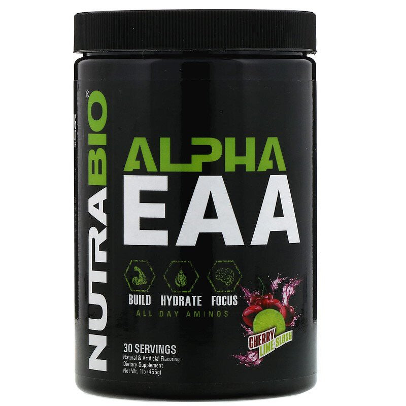 NutraBio, Labs Alpha EAA Build Muscle Enhance, 8g