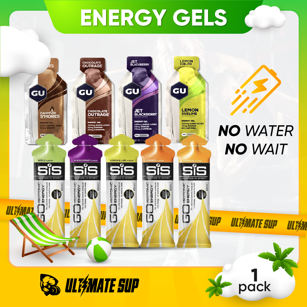Energy Gels, GU Energy n SiS Gel 1 Pack