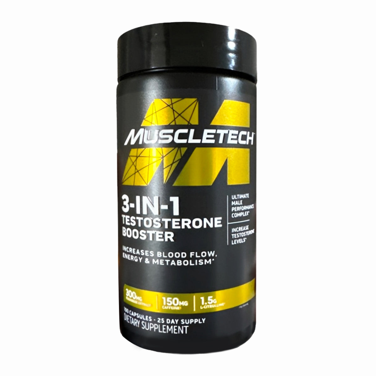 MuscleTech, 3-in-1 Testosterone Booster, 100 Capsules - Ultimate Sup Singapore