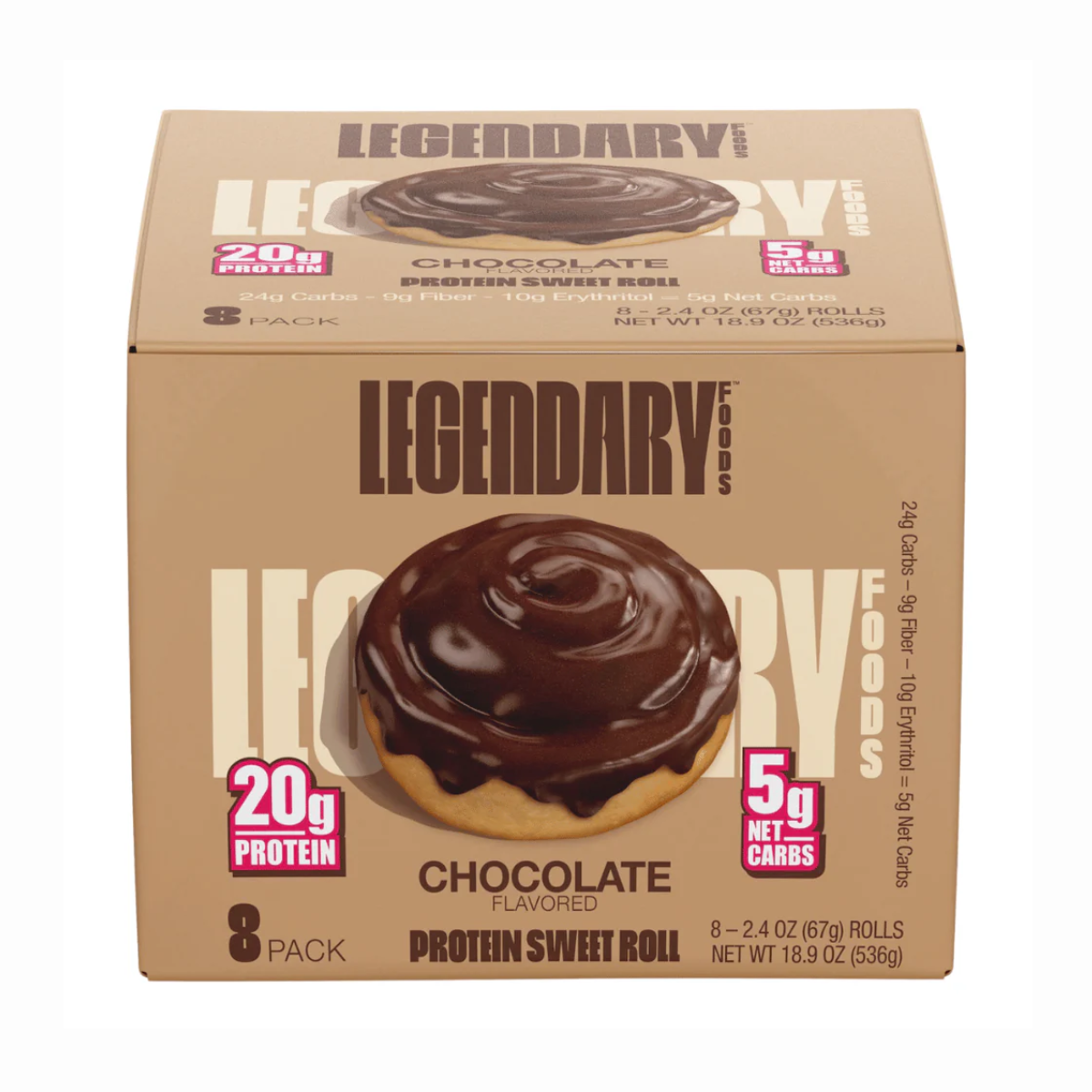 Legendary Foods, Protein Sweet Roll, Various Flavors, 67 g, 3-8 pcs - Ultimate Sup Singapore