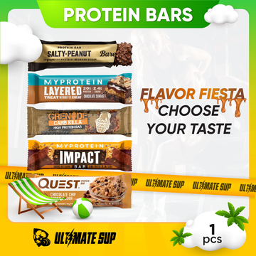 Protein Bar Low Carb, Various Brands and Assorted Flavors, 1pcs - Ultimate Sup Singapore