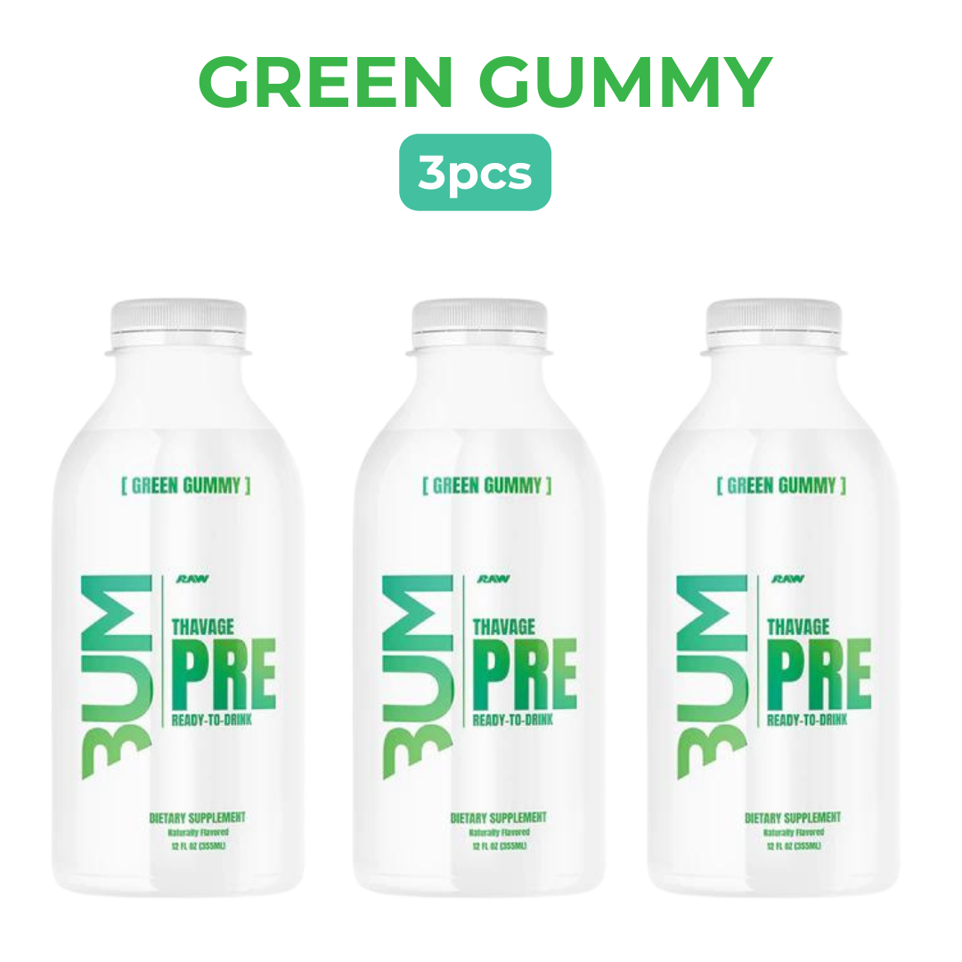 Raw Nutrition Cbum Series, Thavage Pre Workout Drink, 3-12pcs - Ultimate Sup Singapore