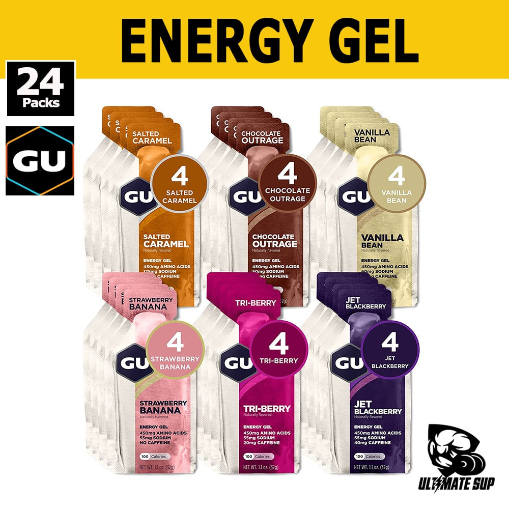 GU Energy Gel 24 Pack - Various Flavors - Ultimate Sup Singapore