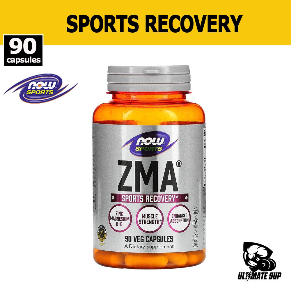 Now Sports, ZMA For Post Workout Recovery, 90 -180 Veg Capsules - Ultimate Sup Singapore