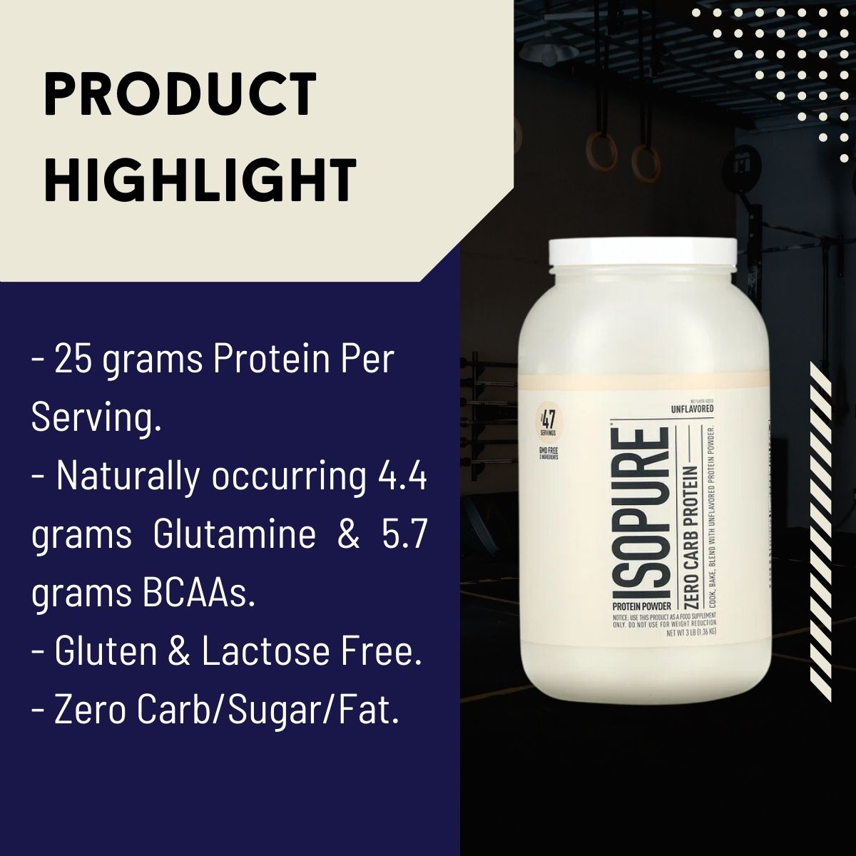 Isopure, Zero Carb Protein, 13lb