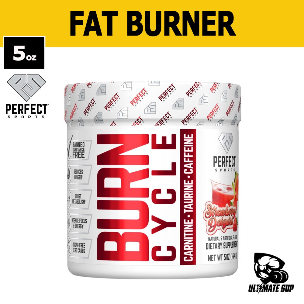 Perfect Sports, Burn Cycle, Potent Fat Burner, Energy Drink, 2x Carnitine & 2x Caffeine, Optimize Keto Diet, 36 Servings
