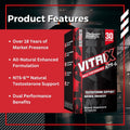 Nutrex Research, Black Series, Vitrix With NTS-6, 60 Capsules - Ultimate Sup Singapore