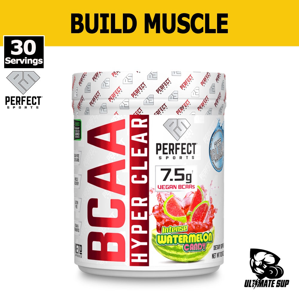 PERFECT Sports, Vegan BCAA Hyper Clear, 30 Servings - Ultimate Sup Singapore