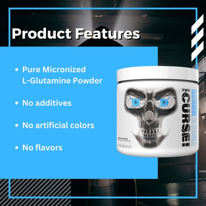JNX, The Curse! Micronized Glutamine, 60 Servings - Ultimate Sup Singapore