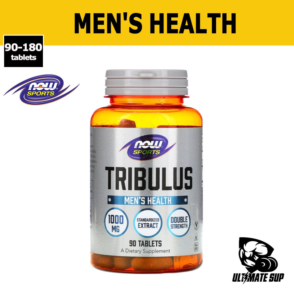 Now Sports, Tribulus, 1000mg, Enhance Vitality & Virility, 90 - 180 Tablets - Ultimate Sup Singapore