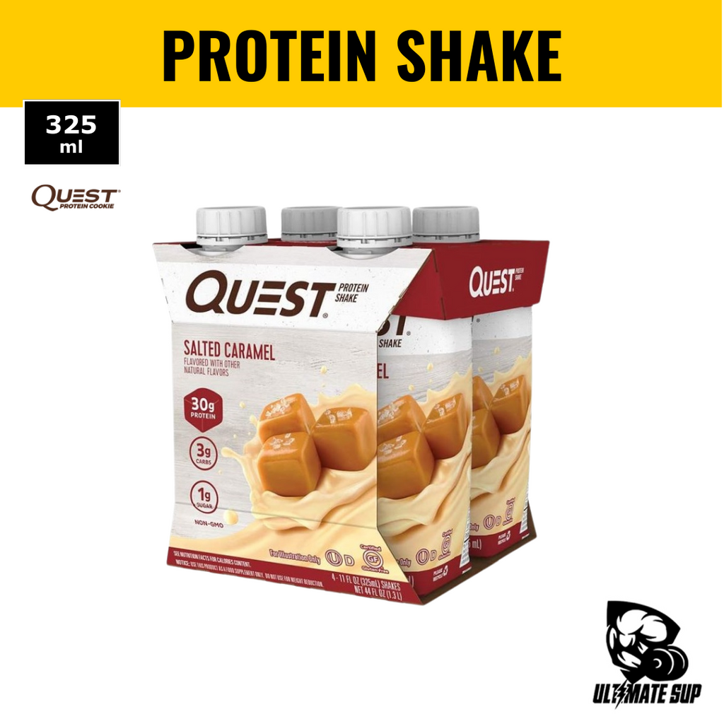 Quest Protein Shake, Ready to Drink, High Protein, Low Carb, Gluten Free, Keto Friendly, 4 Count, 325ml - Sample