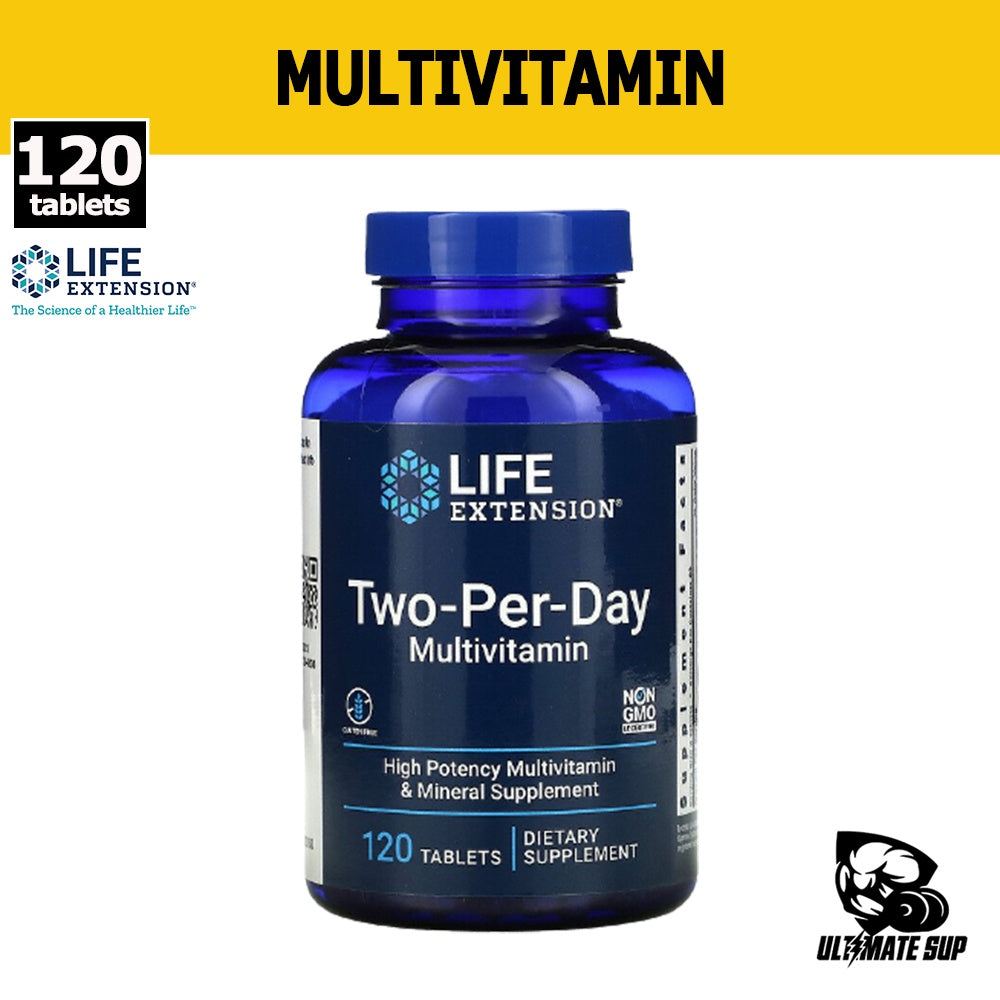 Life Extension Two-Per-Day Multivitamin, 120 Tablets - Ultimate Sup Singapore