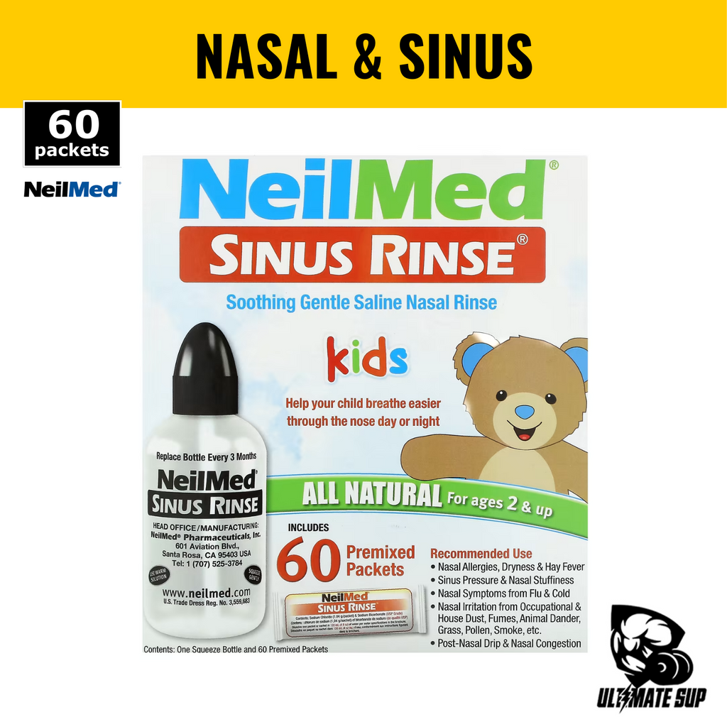 NeilMed, Kids, Sinus Rinse, Ages 2+, 60 Premixed Packets, Thumbnail